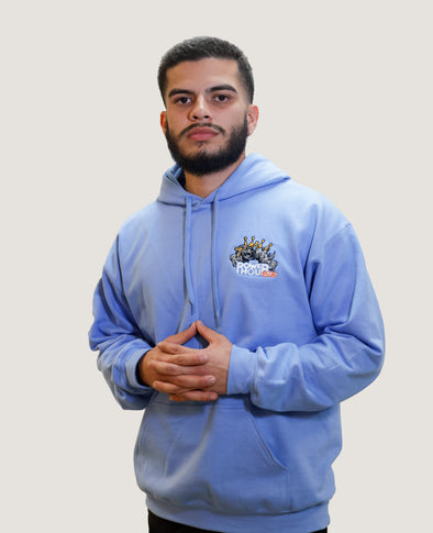 POWER HOUR EMBROIDERED PULLOVER HOODED SWEATSHIRT