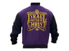 WOOL SLEEVE IUIC CREST VARSITY JACKET